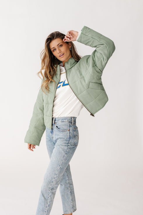 Sage Babe Quilted Jacket *RESTOCKED*